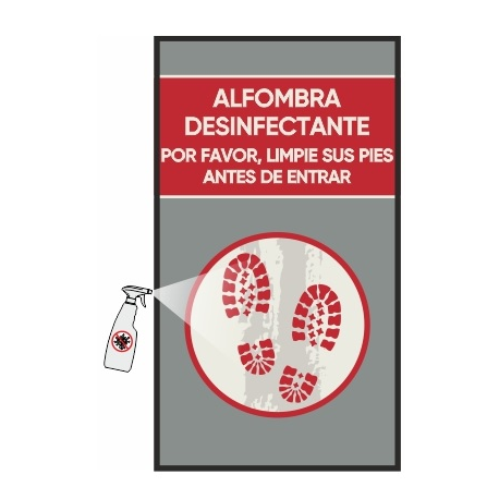 Alfombra desinfectante (Jet Print rojo)